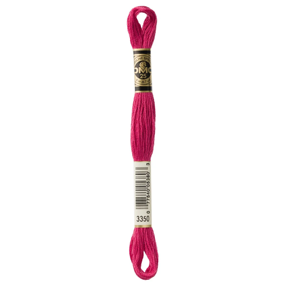 DMC 6-Strand Cotton Embroidery Floss 8.7yd - 3350 Ultra Dark Dusty Rose