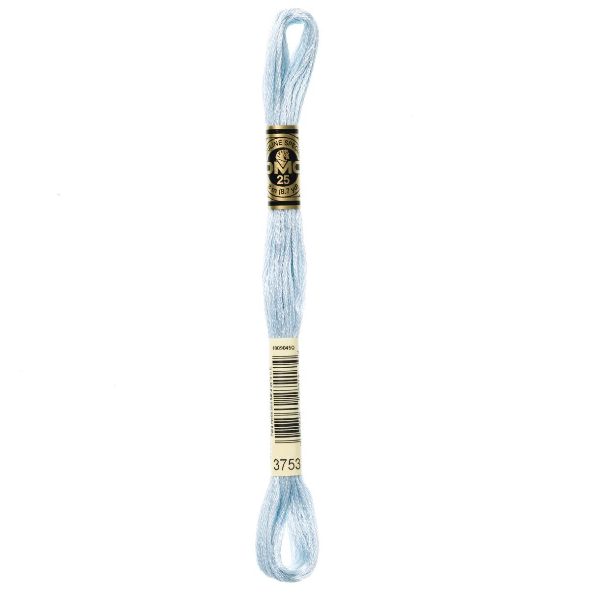 DMC 6-Strand Cotton Embroidery Floss 8.7yd - 3753 Ultra Very Light Antique Blue