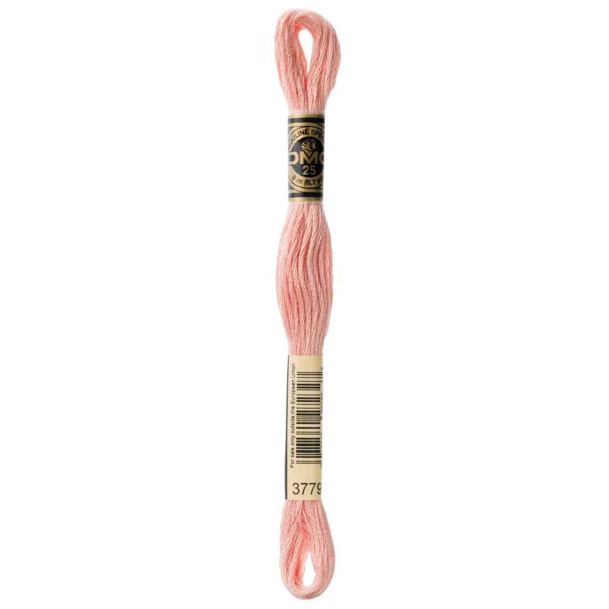 DMC 6-Strand Cotton Embroidery Floss 8.7yd - 3779 Ultra Very Light Terra Cotta