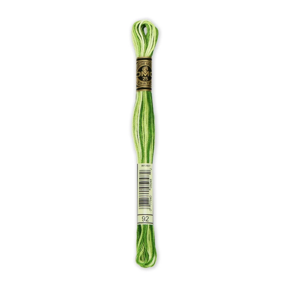 DMC 6-Strand Cotton Embroidery Floss 8.7yd - 92 Variegated Avocado