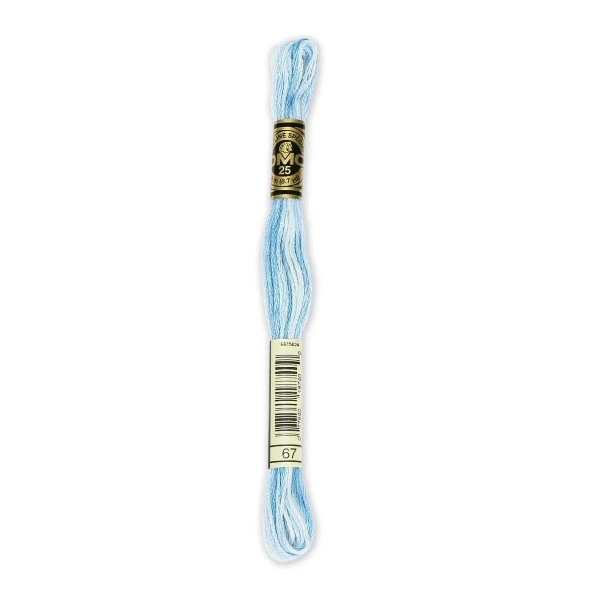 DMC 6-Strand Cotton Embroidery Floss 8.7yd - 67 Variegated Baby Blue