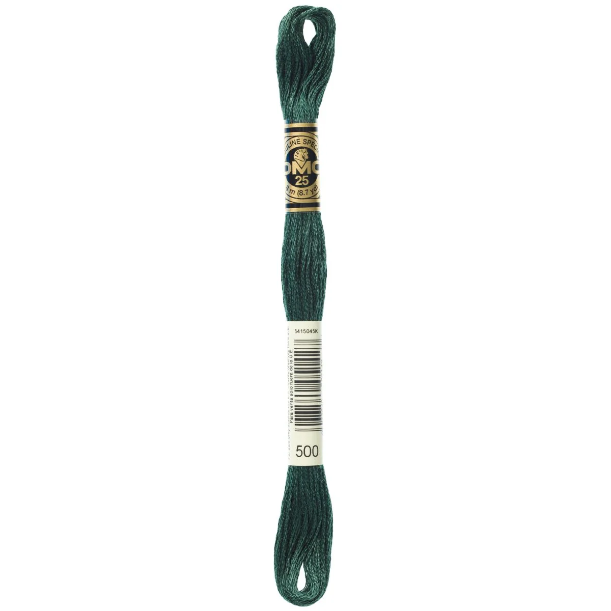 DMC 6-Strand Cotton Embroidery Floss 8.7yd - 500 Very Dark Blue Green