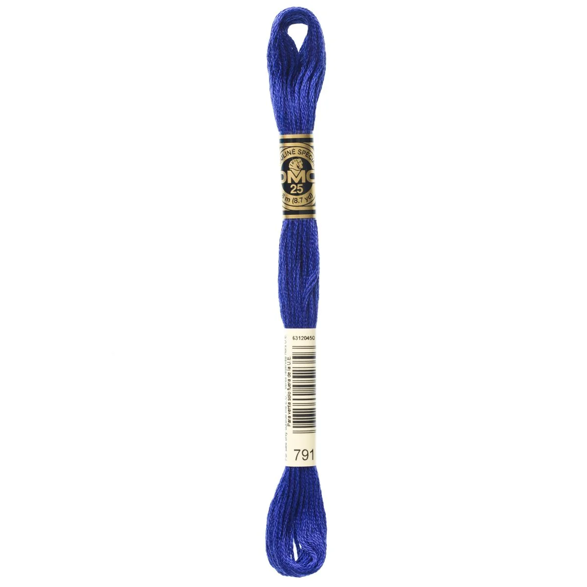 DMC 6-Strand Cotton Embroidery Floss 8.7yd - 791 Very Dark Cornflower Blue