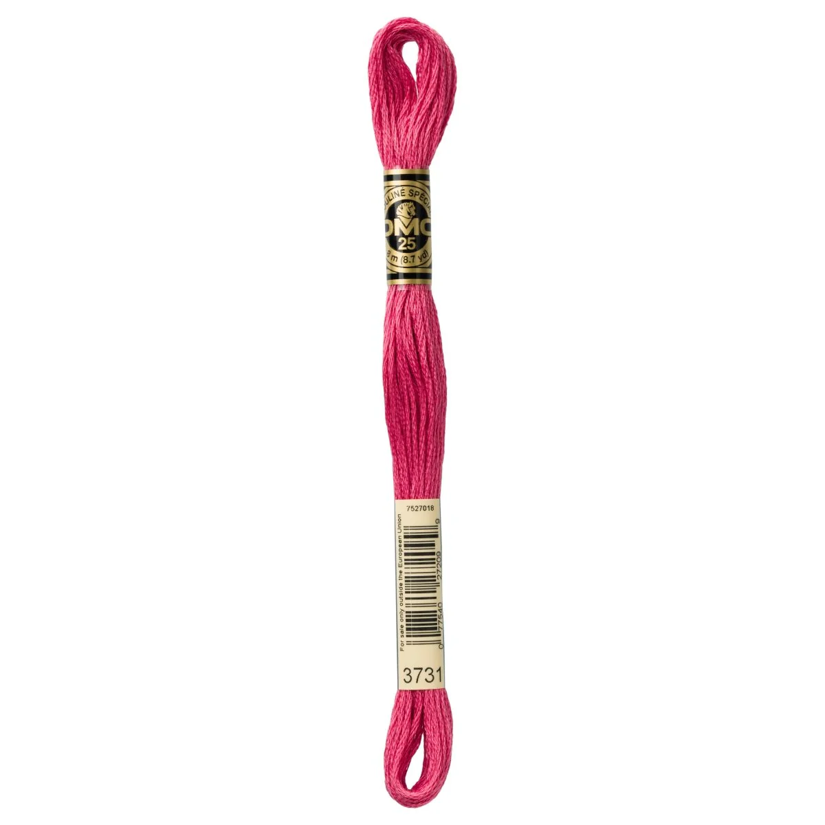 DMC 6-Strand Cotton Embroidery Floss 8.7yd - 3731 Very Dark Dusty Rose