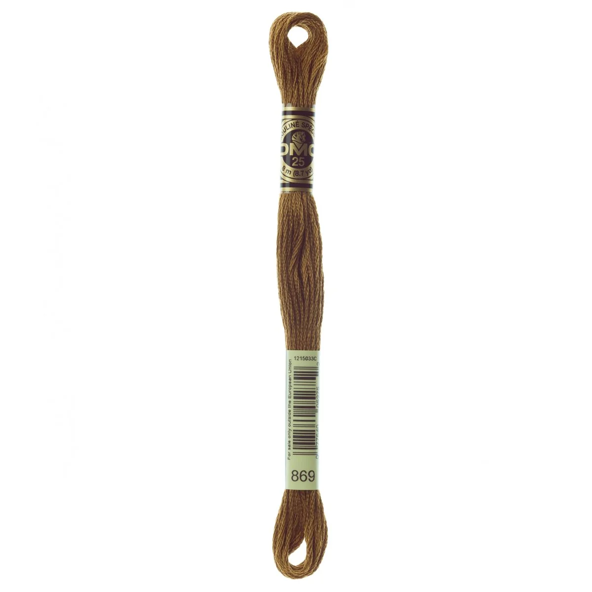 DMC 6-Strand Cotton Embroidery Floss 8.7yd - 869 Very Dark Hazelnut Brown