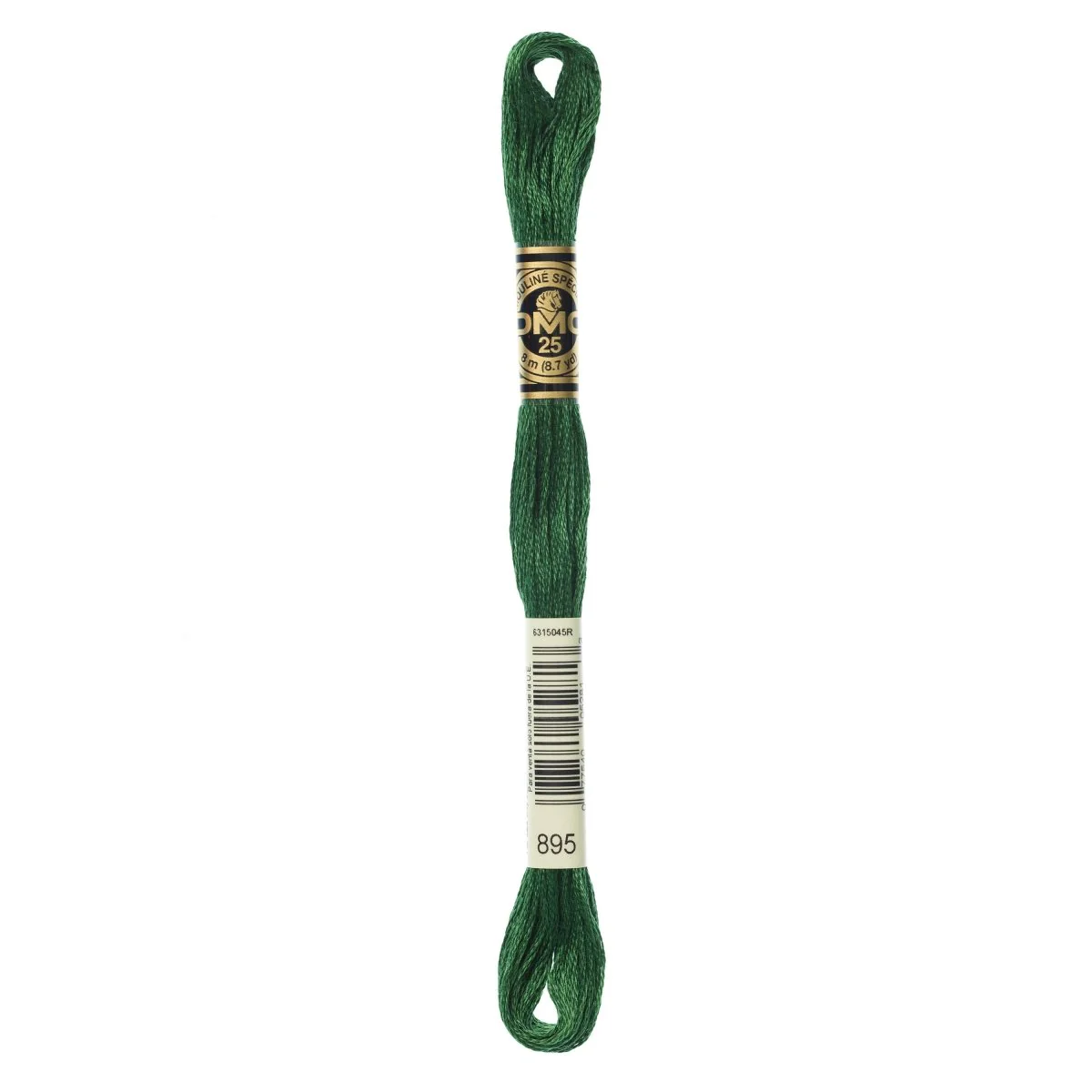DMC 6-Strand Cotton Embroidery Floss 8.7yd - 895 Very Dark Hunter Green