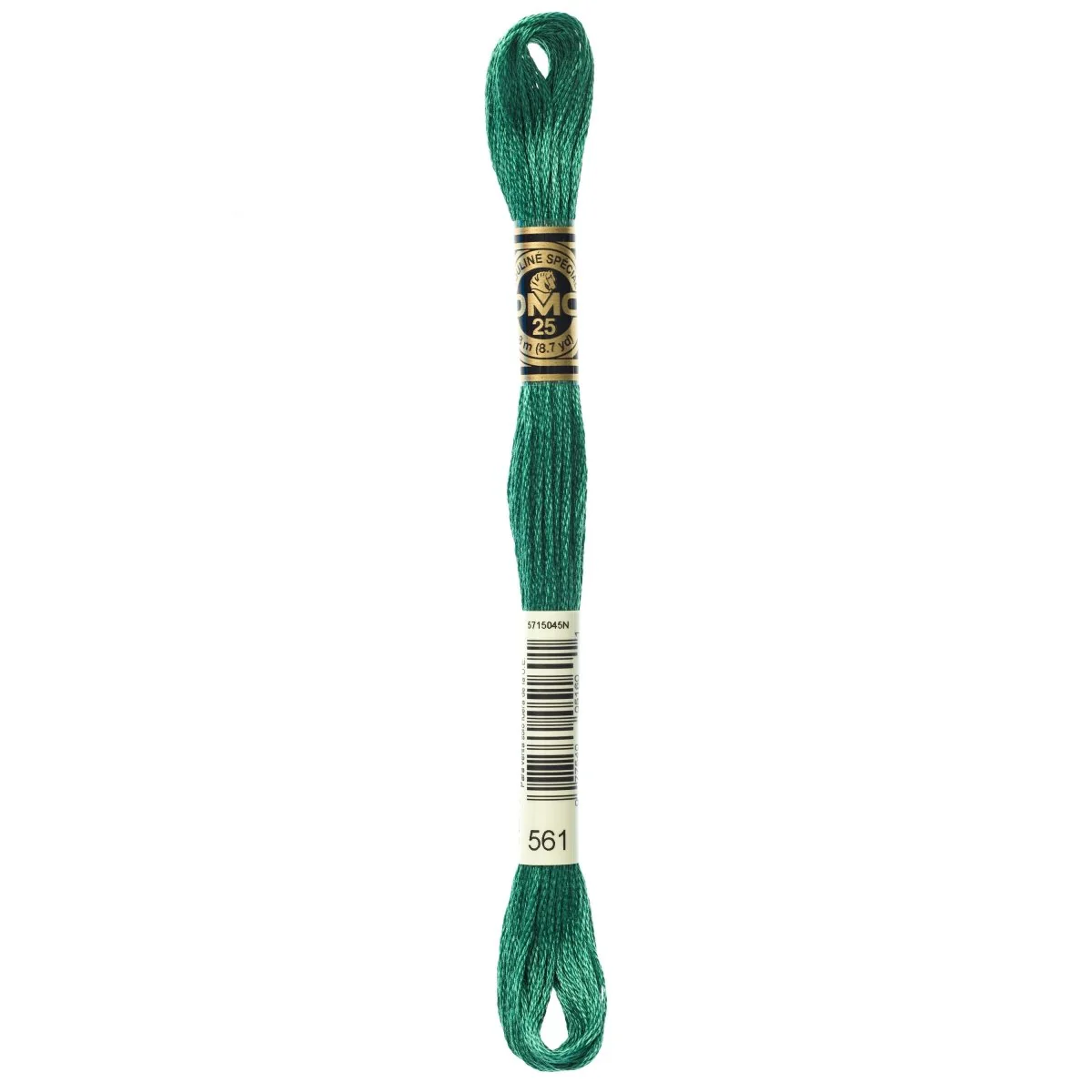 DMC 6-Strand Cotton Embroidery Floss 8.7yd - 561 Very Dark Jade