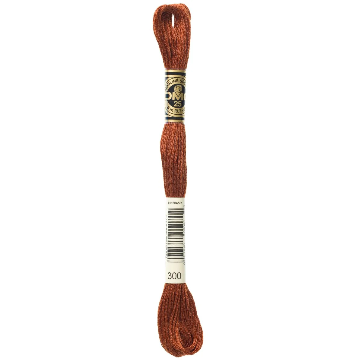 DMC 6-Strand Cotton Embroidery Floss 8.7yd - 300 Very Dark Mahogany