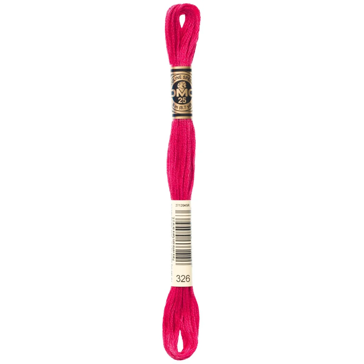 DMC 6-Strand Cotton Embroidery Floss 8.7yd - 326 Very Dark Rose
