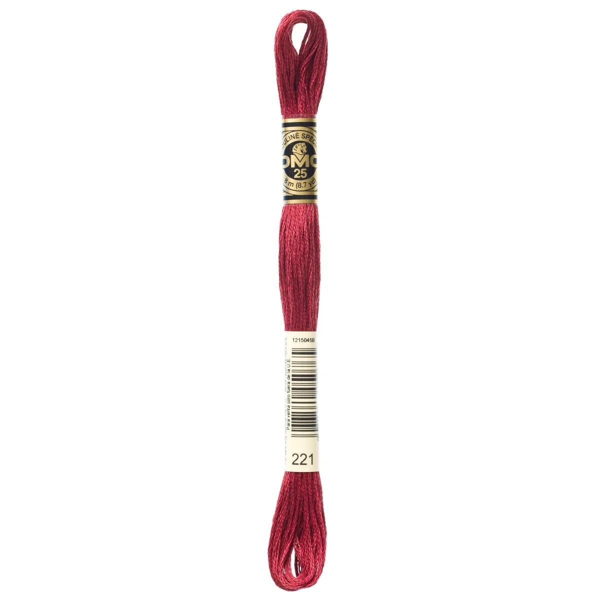 DMC 6-Strand Cotton Embroidery Floss 8.7yd - 221 Very Dark Shell Pink