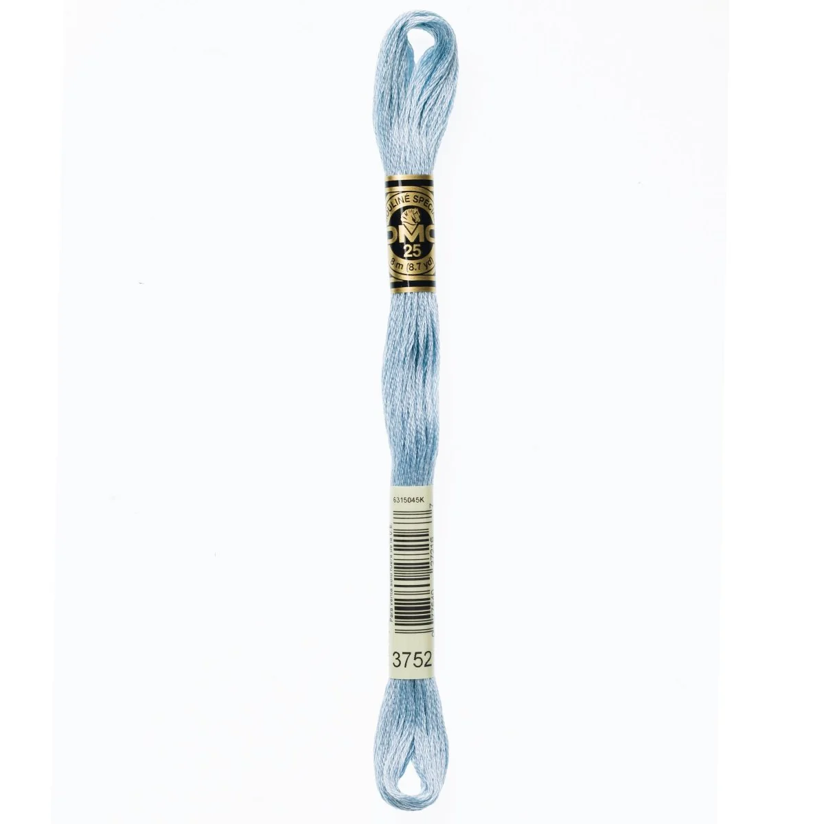 DMC 6-Strand Cotton Embroidery Floss 8.7yd - 3752 Very Light Antique Blue