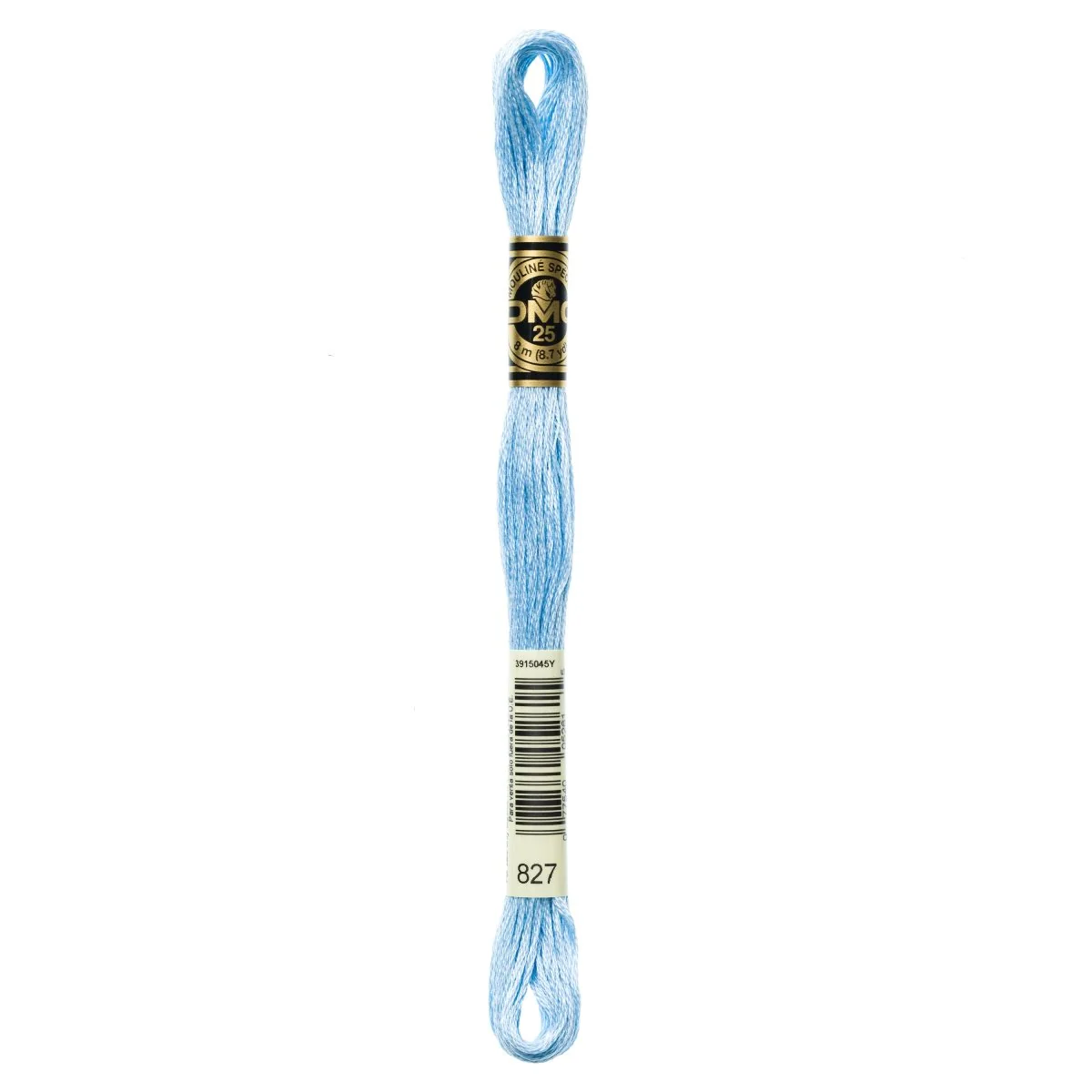 DMC 6-Strand Cotton Embroidery Floss 8.7yd - 827 Very Light Blue