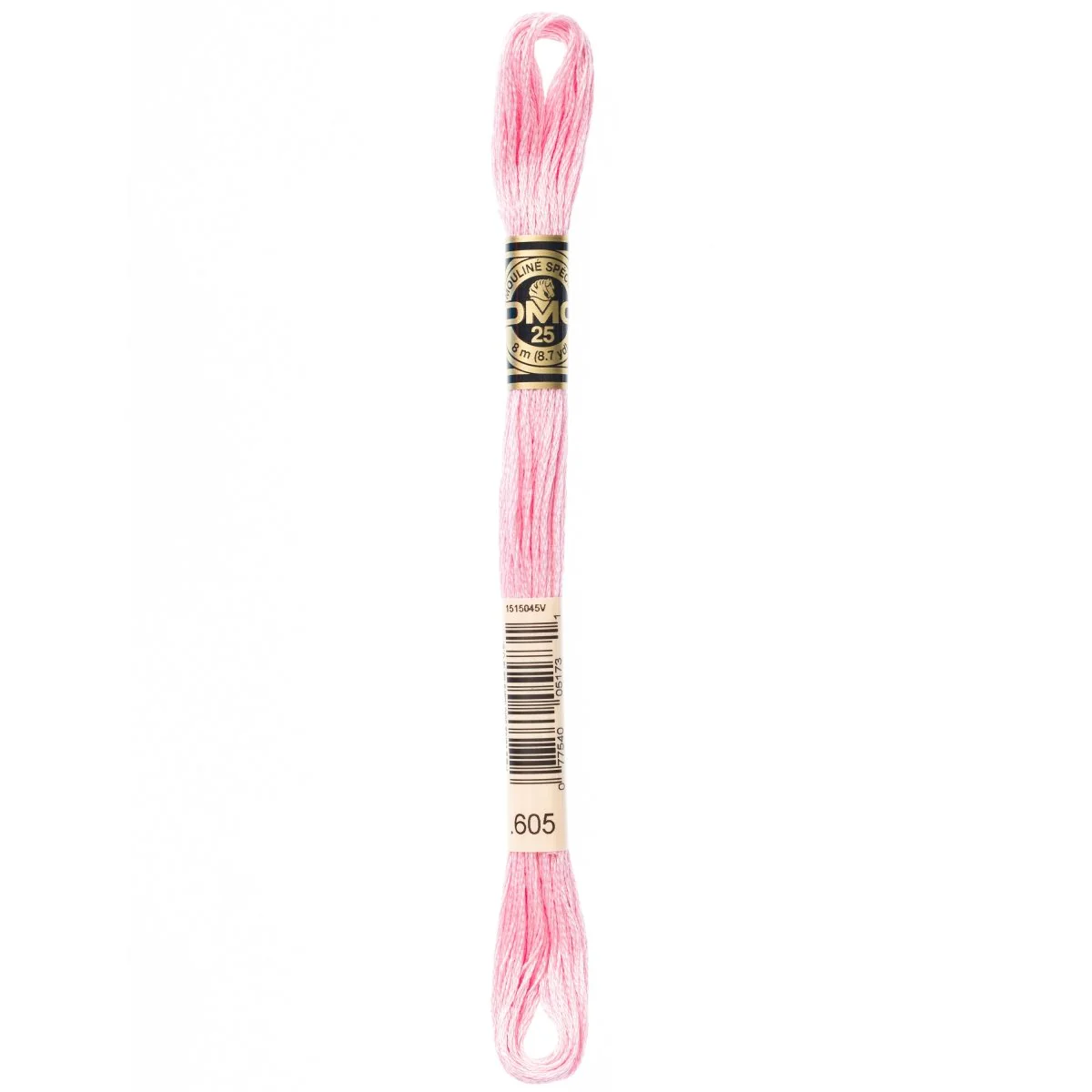 DMC 6-Strand Cotton Embroidery Floss 8.7yd - 605 Very Light Cranberry