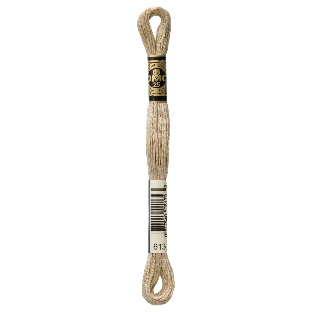 DMC 6-Strand Cotton Embroidery Floss 8.7yd - 613 Very Light Drab Brown