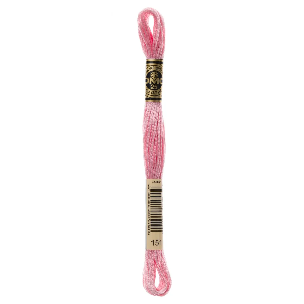 DMC 6-Strand Cotton Embroidery Floss 8.7yd - 151 Very Light Dusty Rose-Lighter