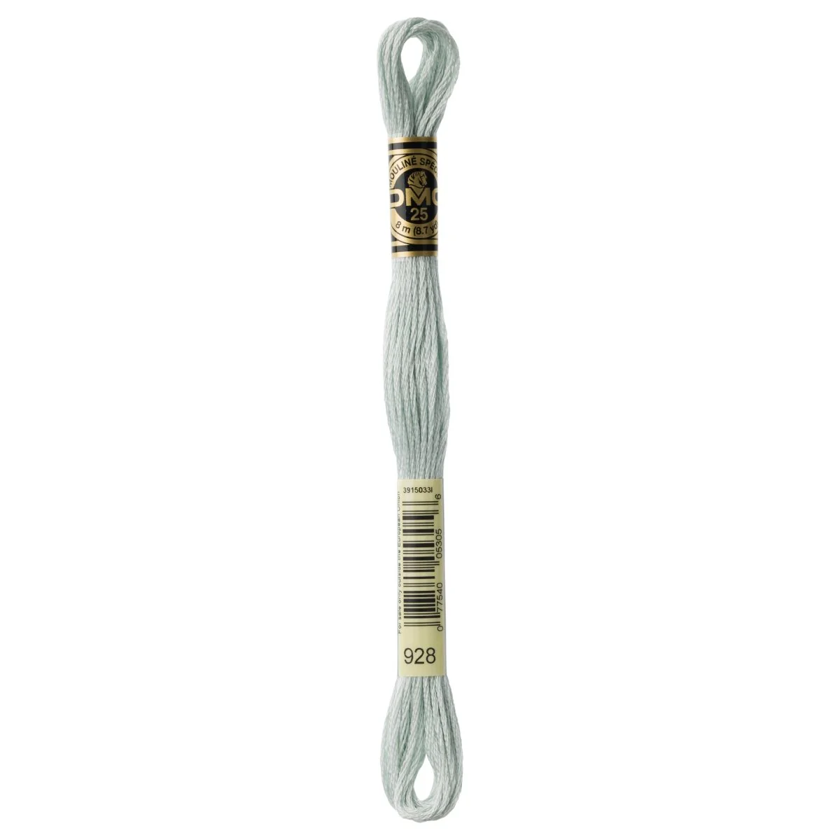 DMC 6-Strand Cotton Embroidery Floss 8.7yd - 928 Very Light Grey Green
