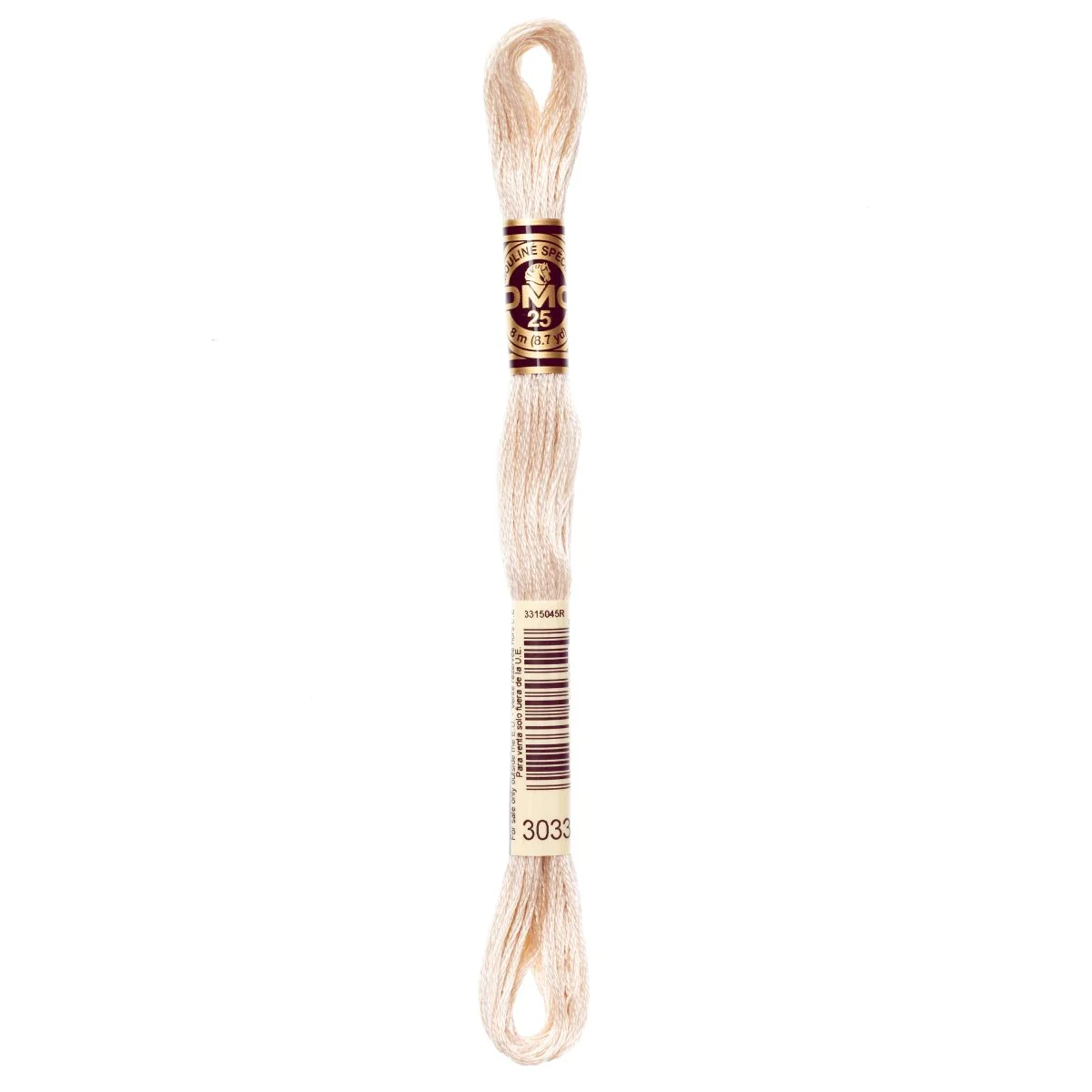 DMC 6-Strand Cotton Embroidery Floss 8.7yd - 3033 Very Light Mocha Brown