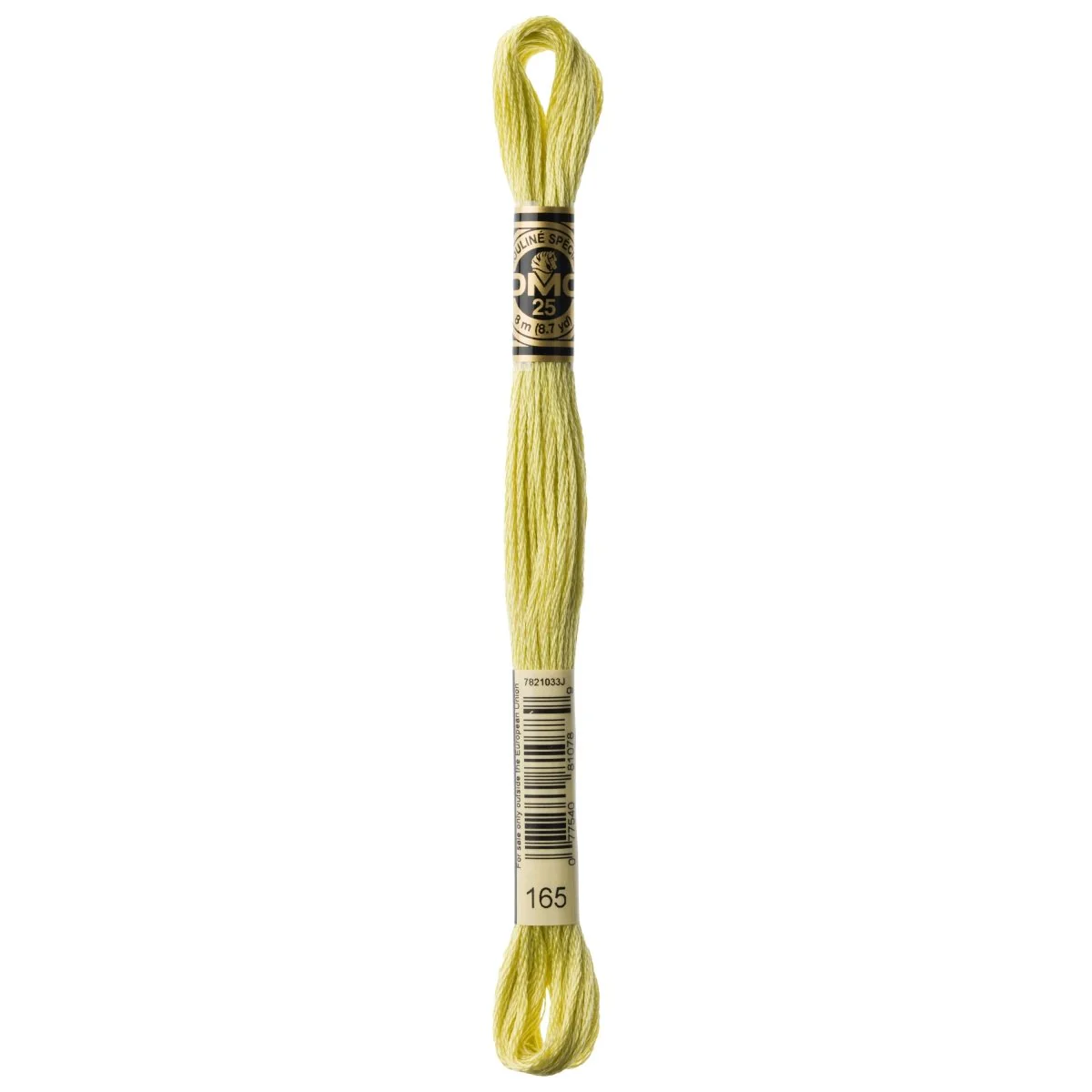 DMC 6-Strand Cotton Embroidery Floss 8.7yd - 165 Very Light Moss Green