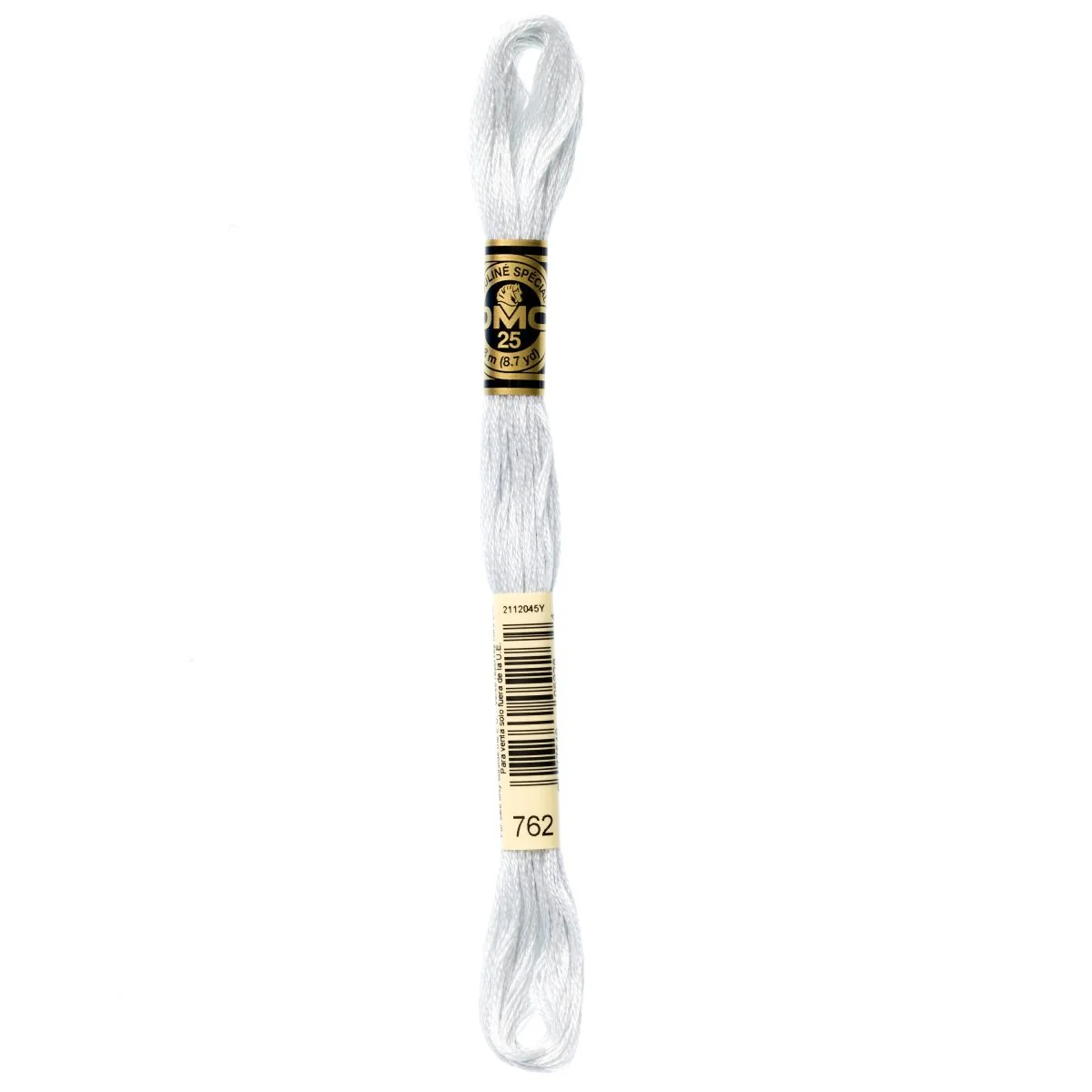 DMC 6-Strand Cotton Embroidery Floss 8.7yd - 762 Very Light Pearl Grey