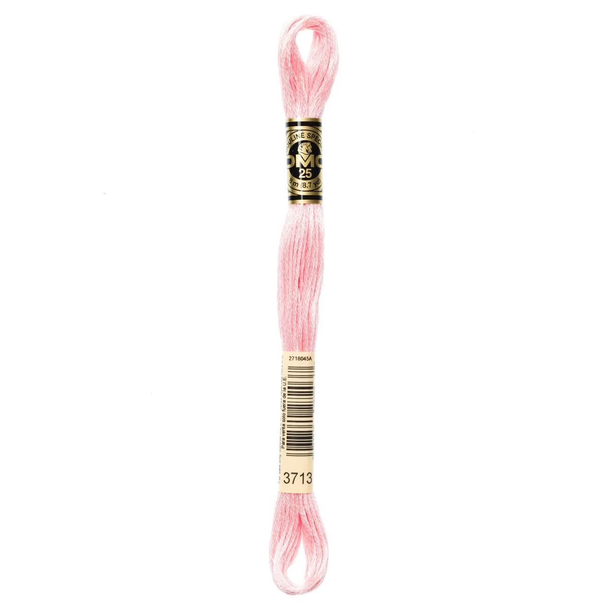 DMC 6-Strand Cotton Embroidery Floss 8.7yd - 3713 Very Light Salmon