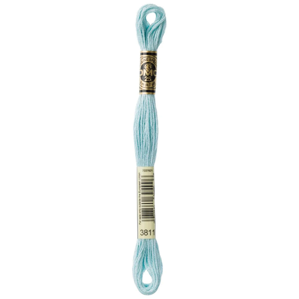 DMC 6-Strand Cotton Embroidery Floss 8.7yd - 3811 Very Light Turquoise