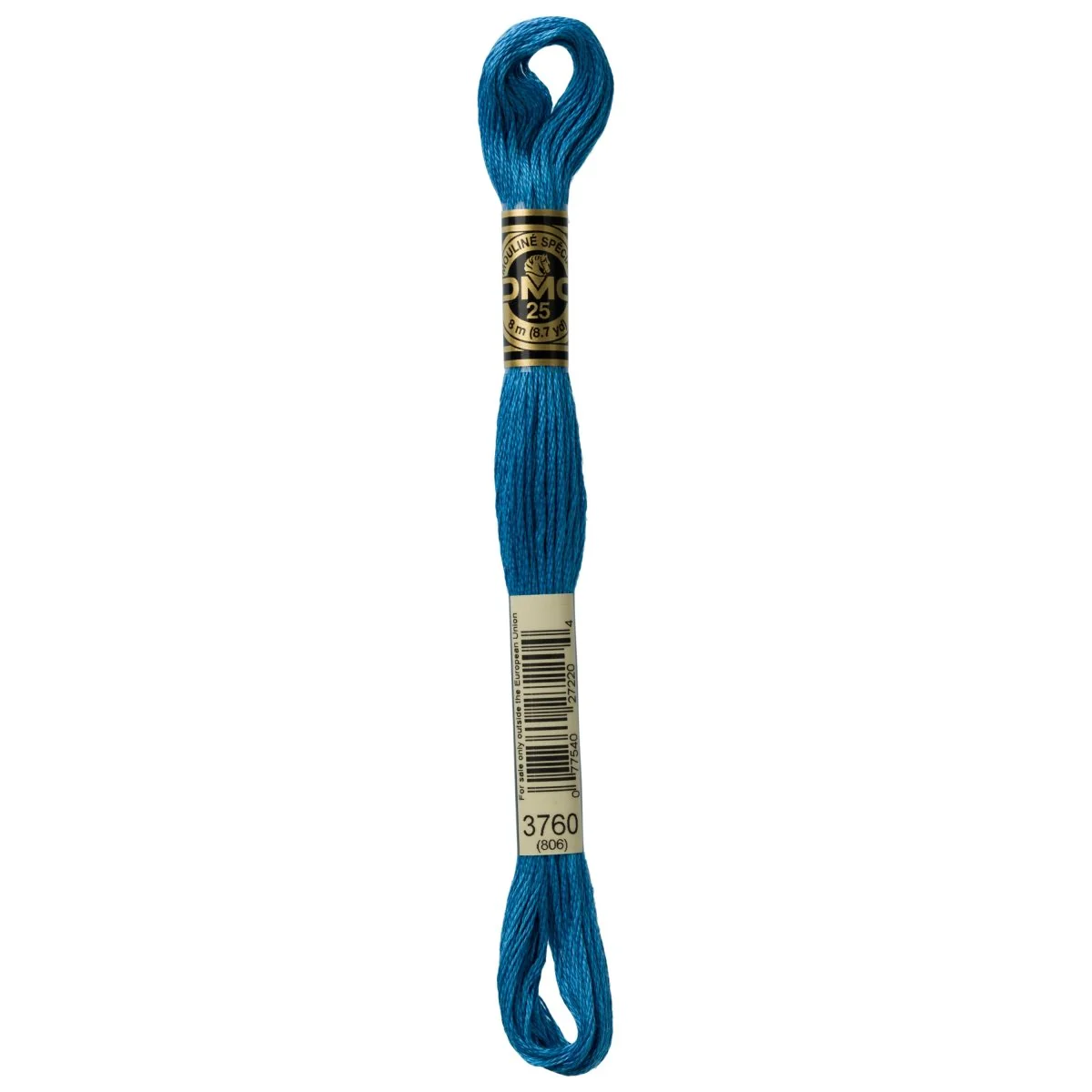DMC 6-Strand Cotton Embroidery Floss 8.7yd - 3760 Wedgewood