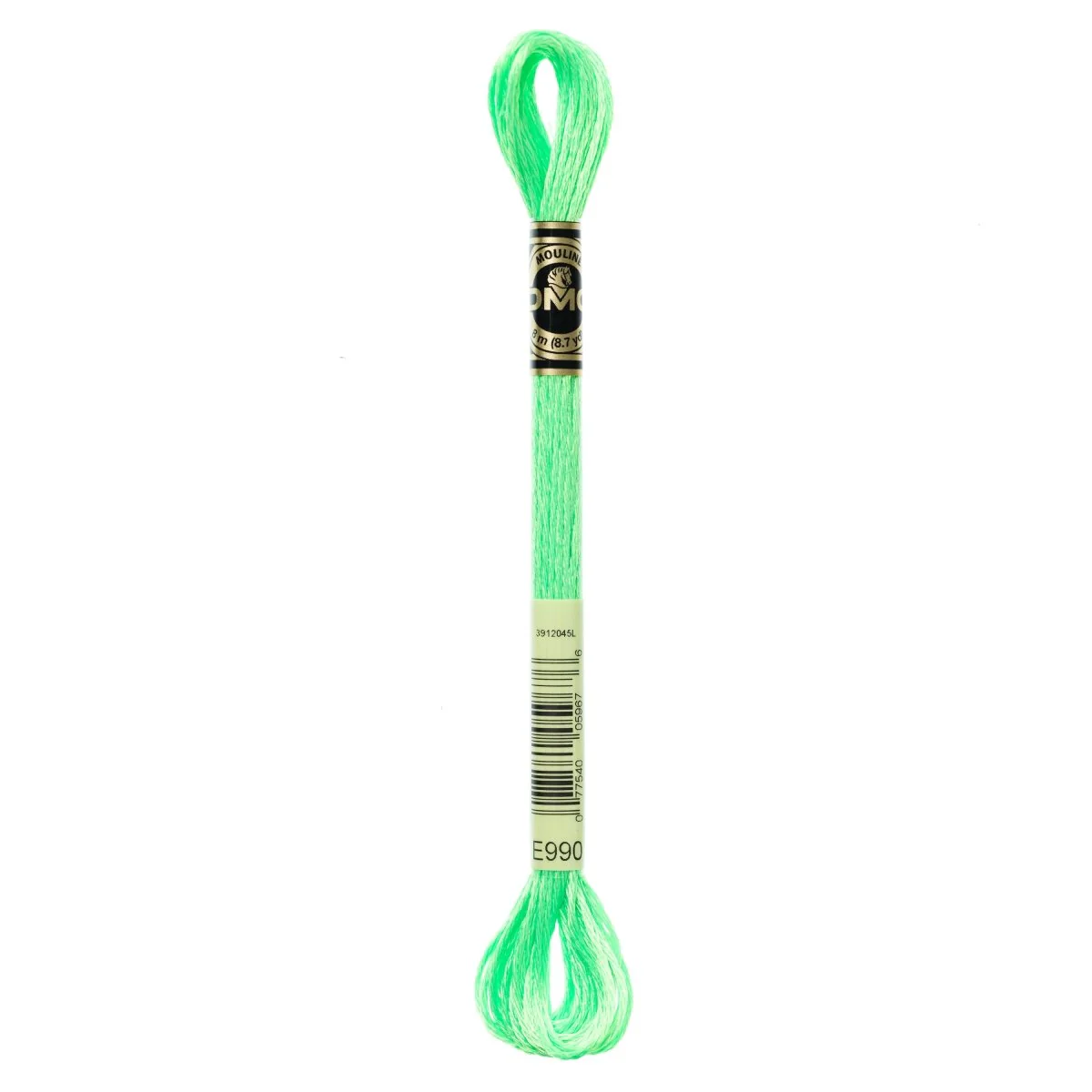 DMC Light Effects Embroidery Floss 8.7yd - E990 Neon Green
