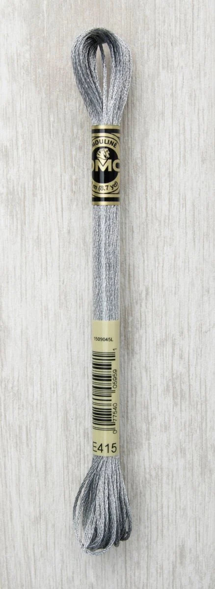 DMC Light Effects Embroidery Floss 8.7yd - E415 Pewter
