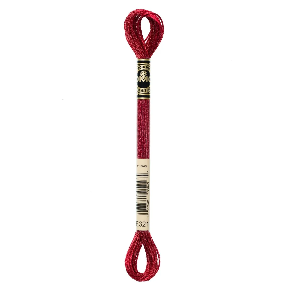 DMC Light Effects Embroidery Floss 8.7yd - E321 Red Ruby