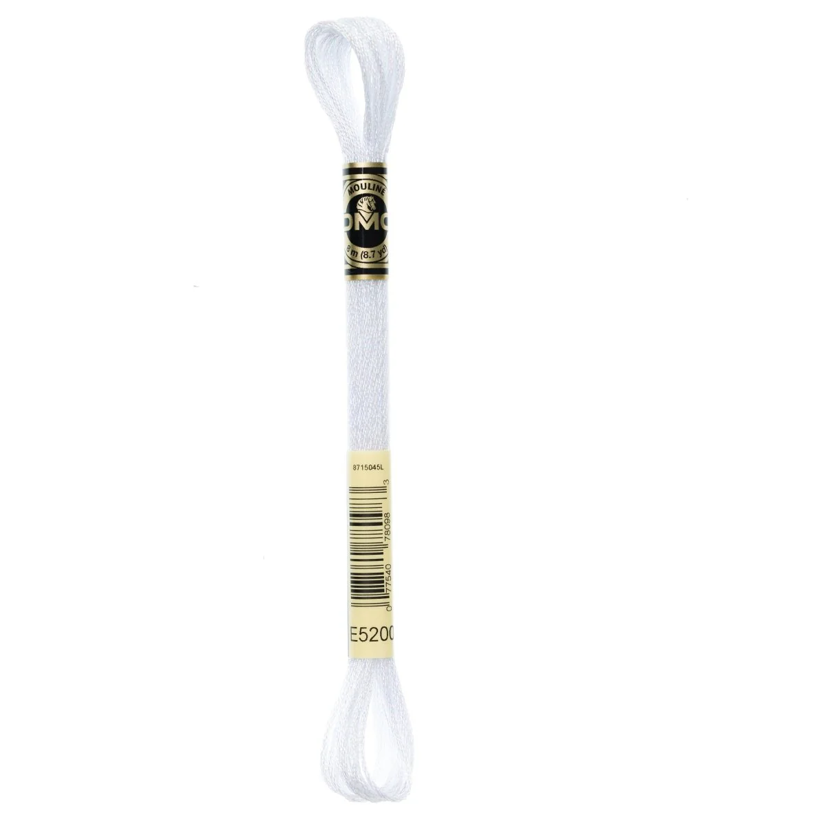 DMC Light Effects Embroidery Floss 8.7yd - E5200 White