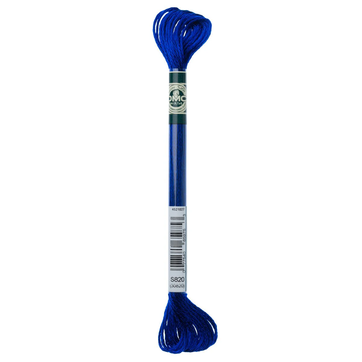 DMC Satin Floss 8.7yd - S820 Deep Royal Blue