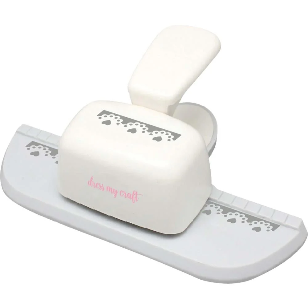 Dress My Craft Paper Punch - Dotted Heart Border Punch