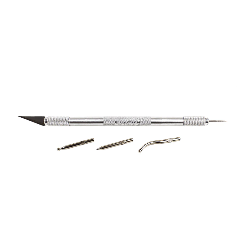 Excel Double Ended Tool with #11 Blade, Needle Point & 2 Burnisher Tips