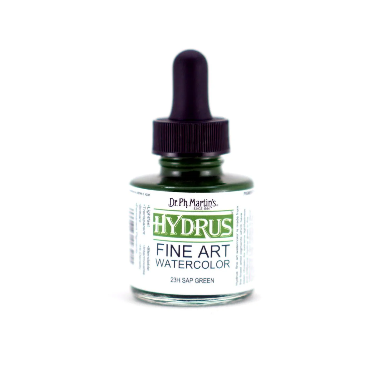 Dr. Ph Martin's Hydrus Fine Art Watercolor 1 fl. oz. - Sap Green