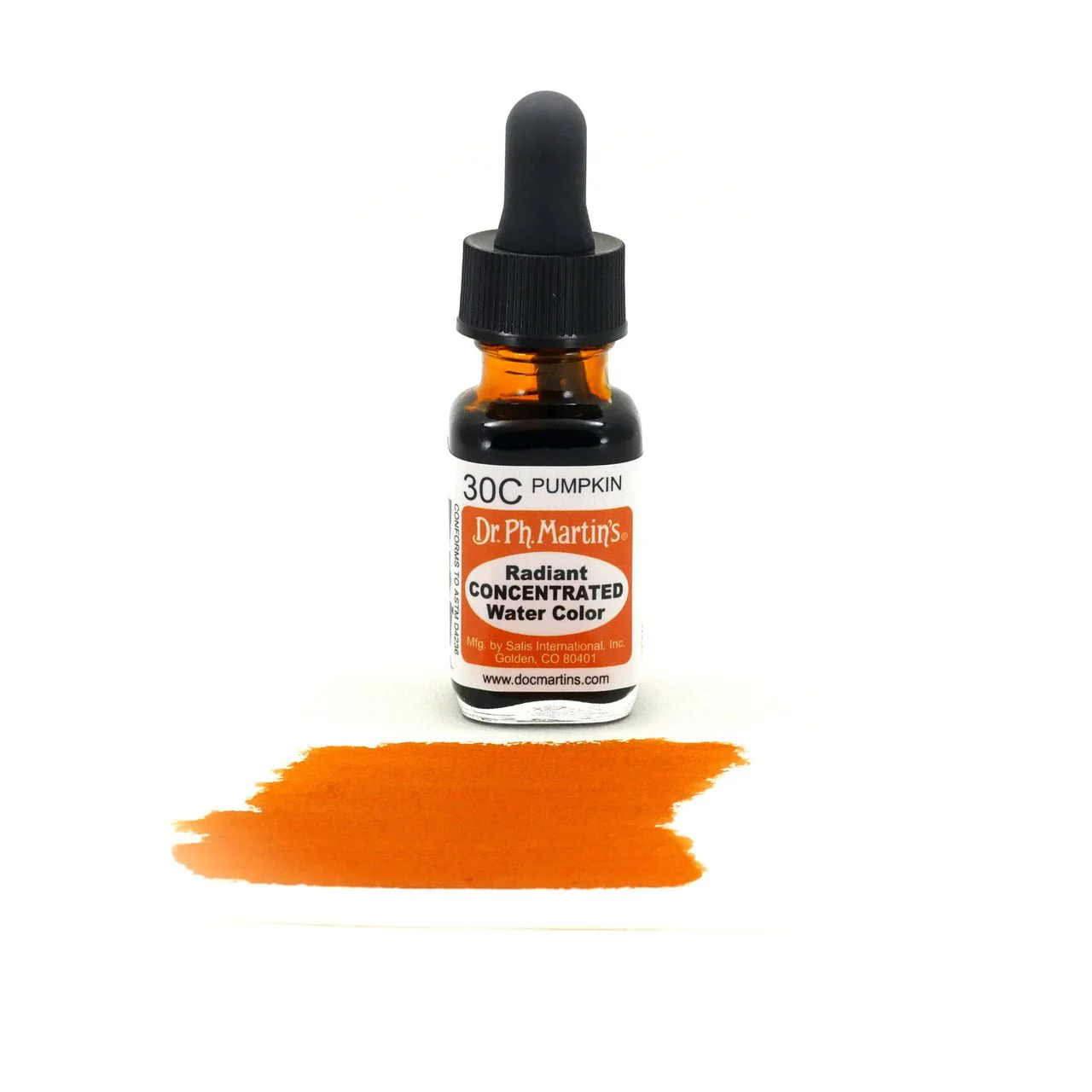 Dr. Ph Martin's Radiant Watercolor .5 oz - Pumpkin