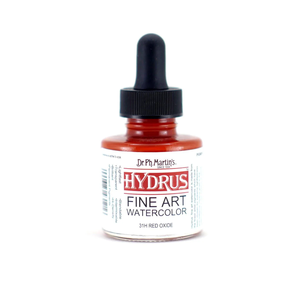 Dr. Ph Martin's Hydrus Fine Art Watercolor 1 fl. oz. - Red Oxide