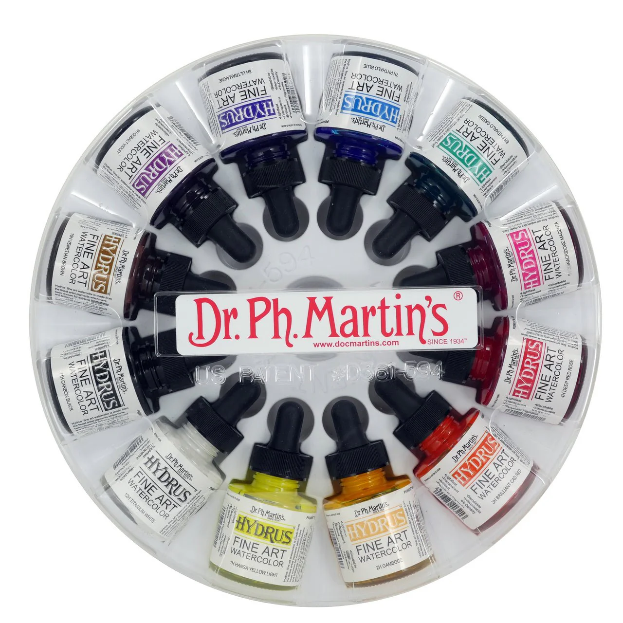 Dr. Ph Martin's Hydrus Fine Art Watercolor - 1 ounce Set #1
