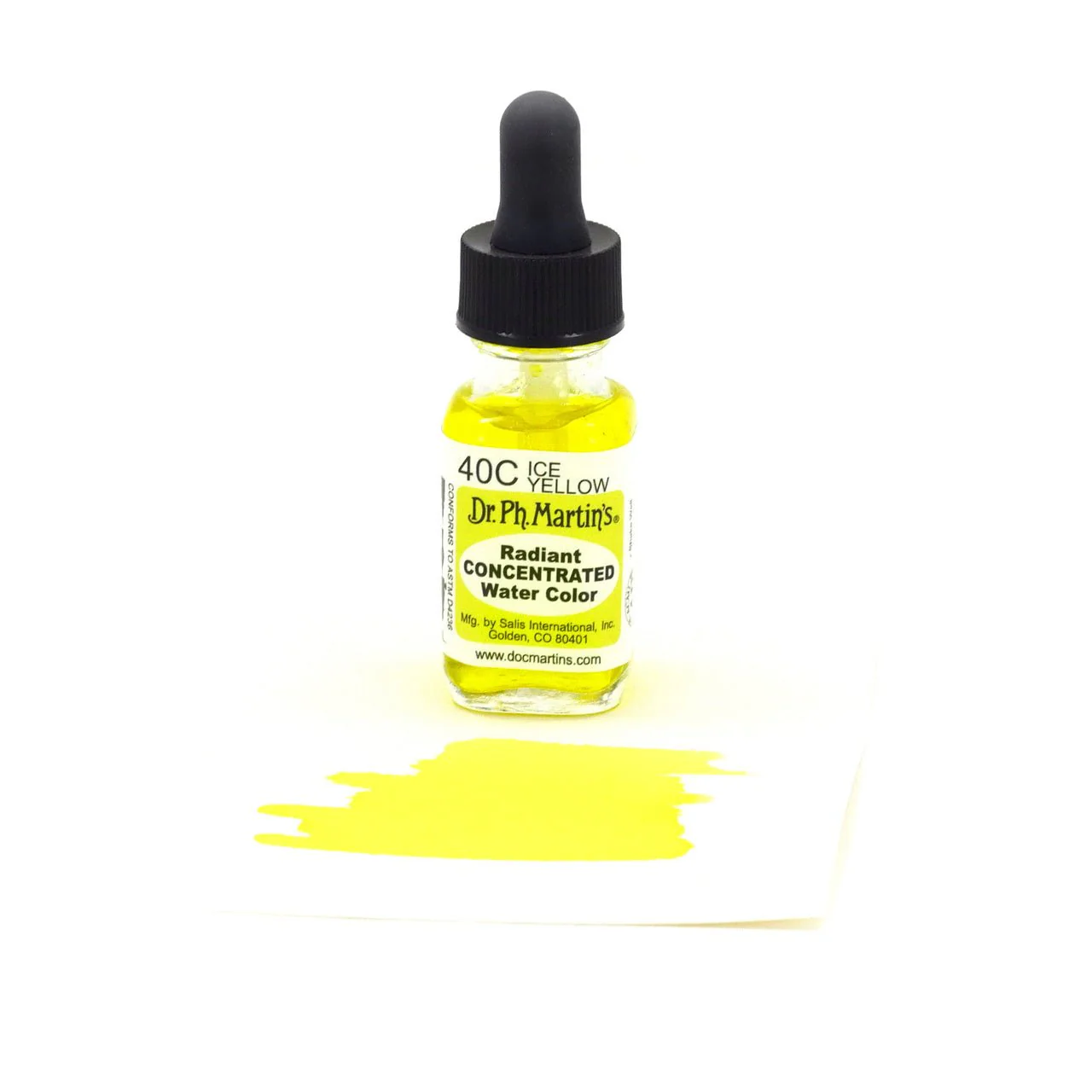 Dr. Ph Martin's Radiant Watercolor .5 oz - Ice Yellow