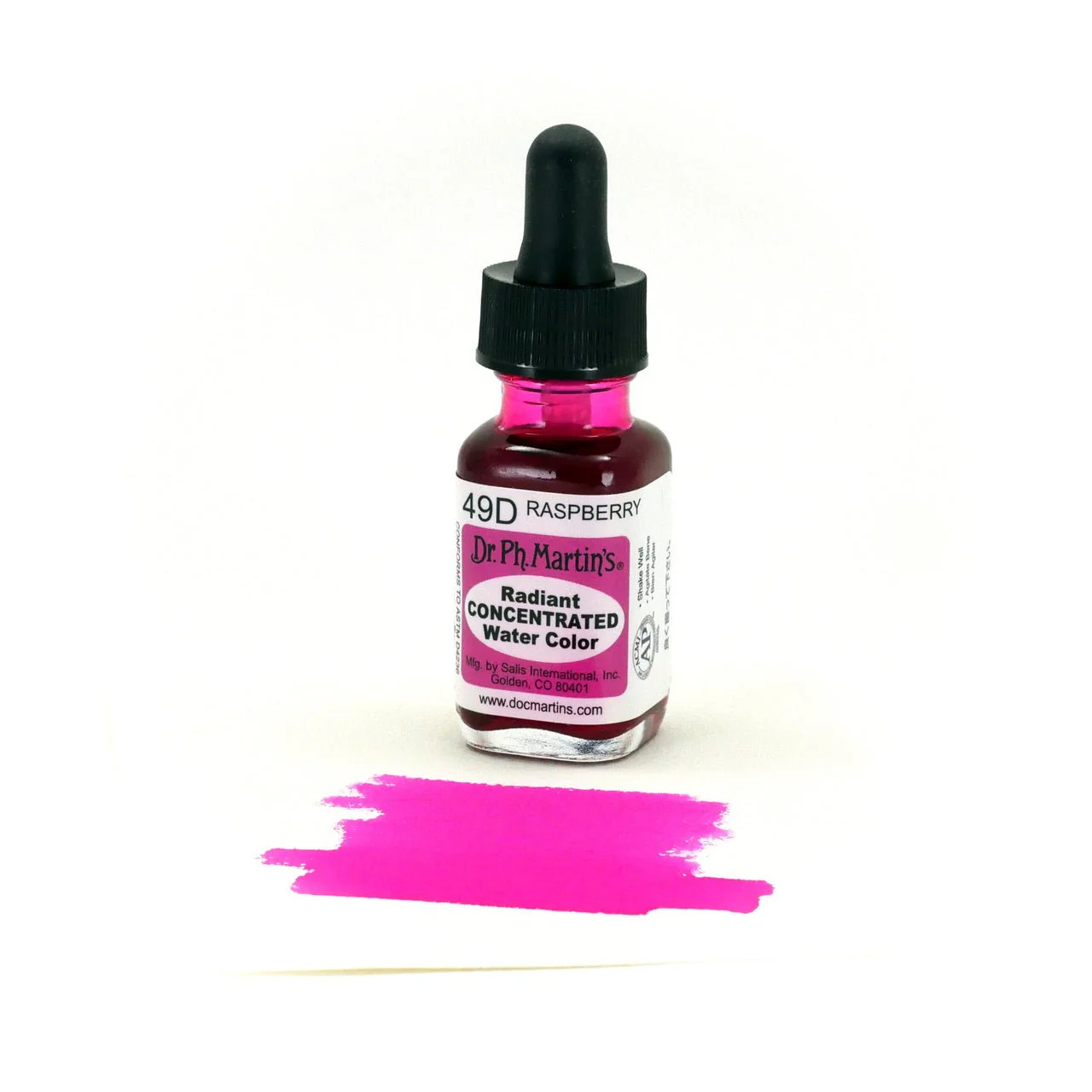Dr. Ph Martin's Radiant Watercolor .5 oz - Raspberry