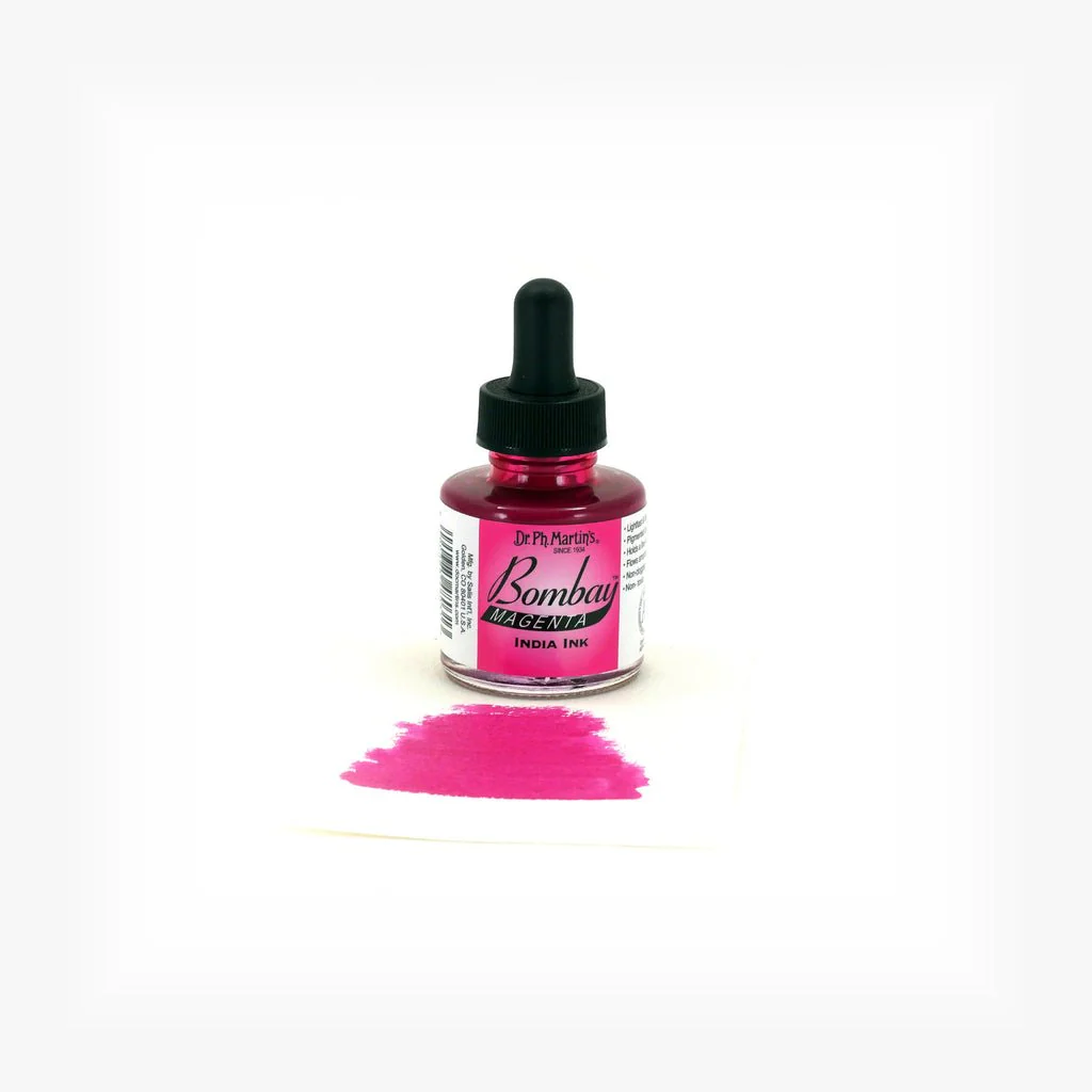 Dr. P.H. Martin Bombay India Ink 1oz - Magenta