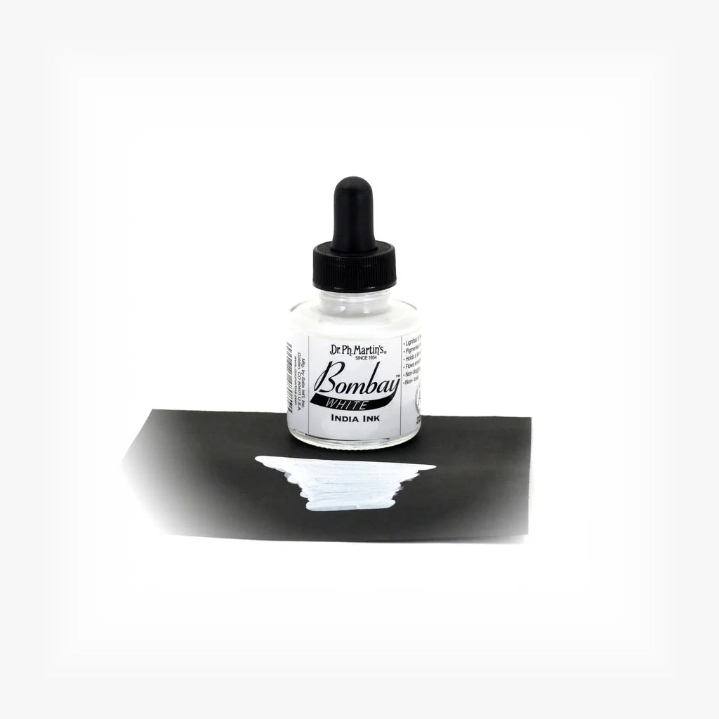 Dr. P.H. Martin Bombay India Ink 1oz - White