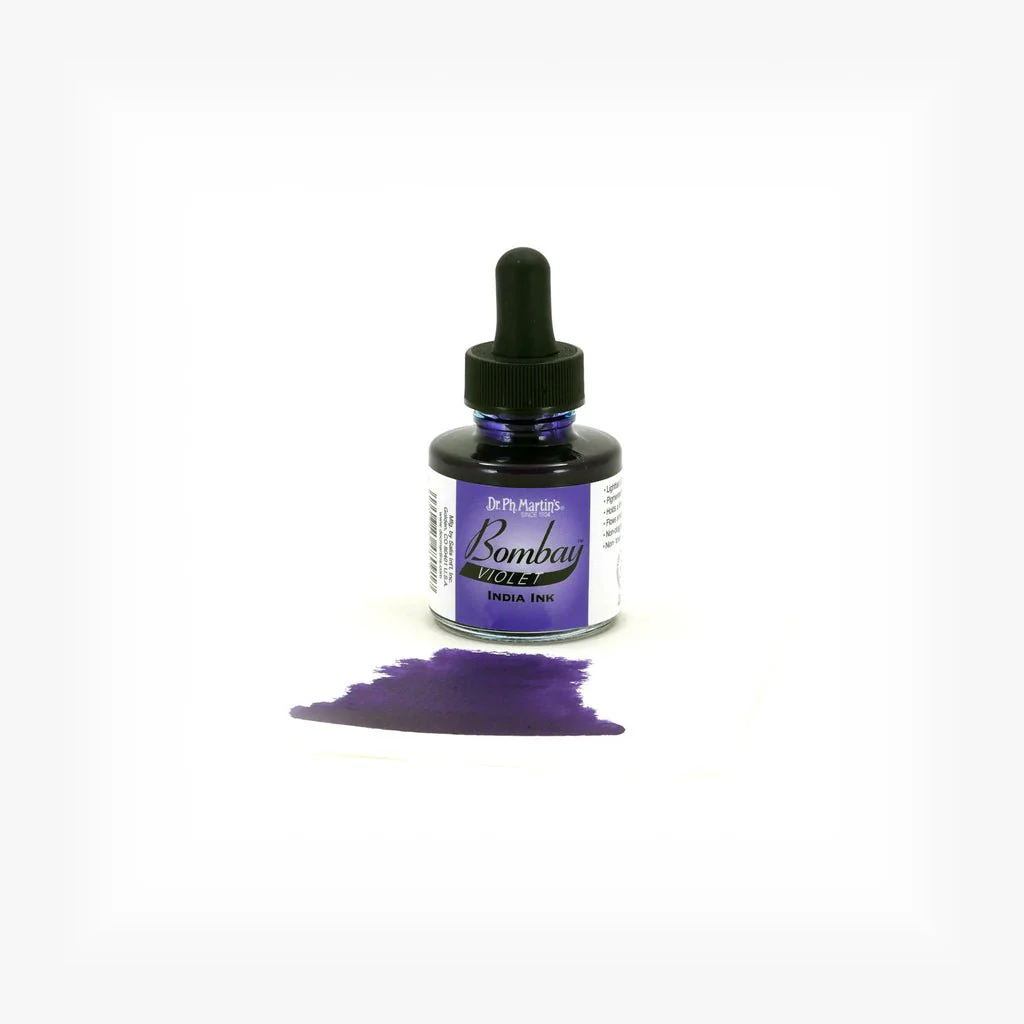 Dr. P.H. Martin Bombay India Ink 1oz - Violet