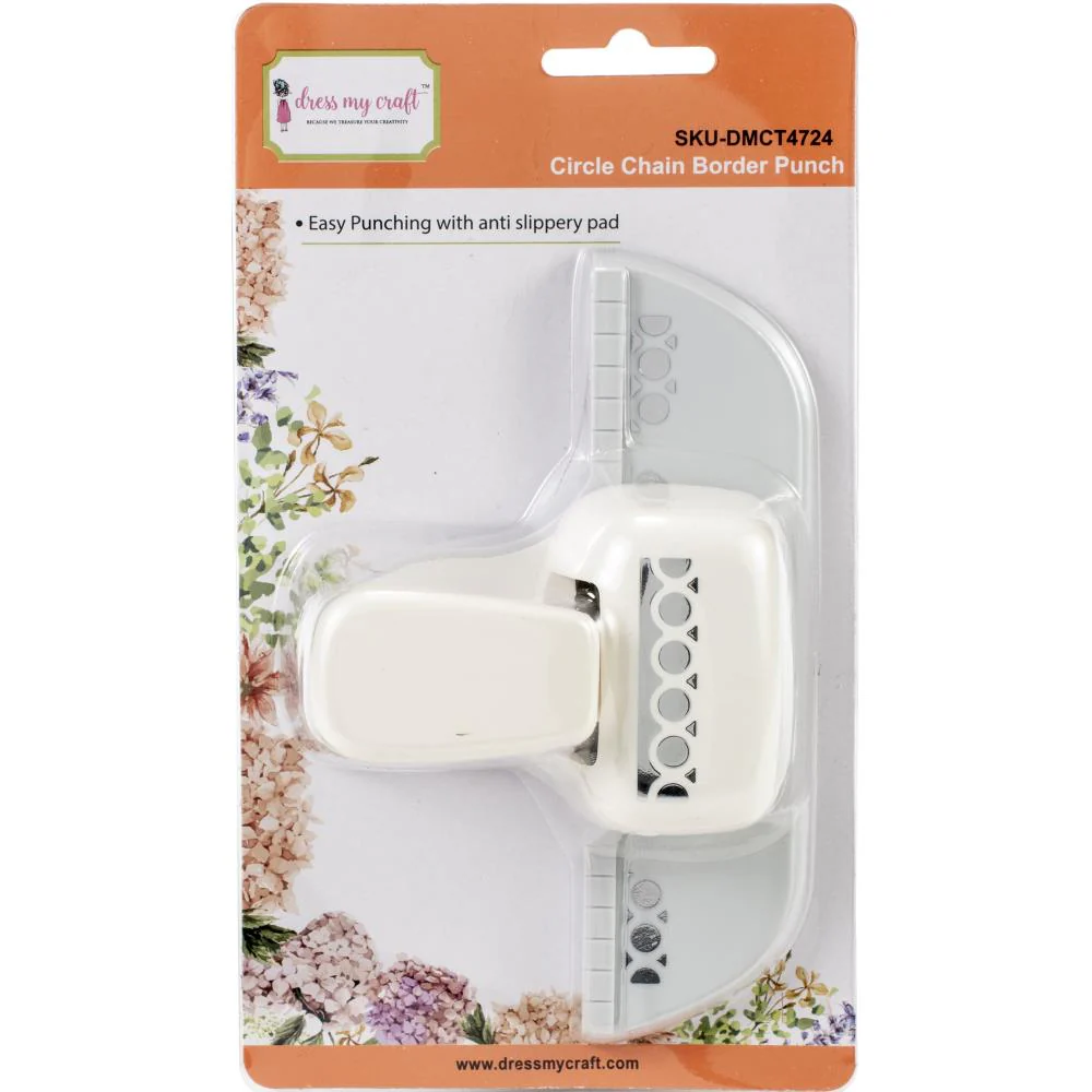 Dress My Craft Paper Edge Punch - Circle Chain