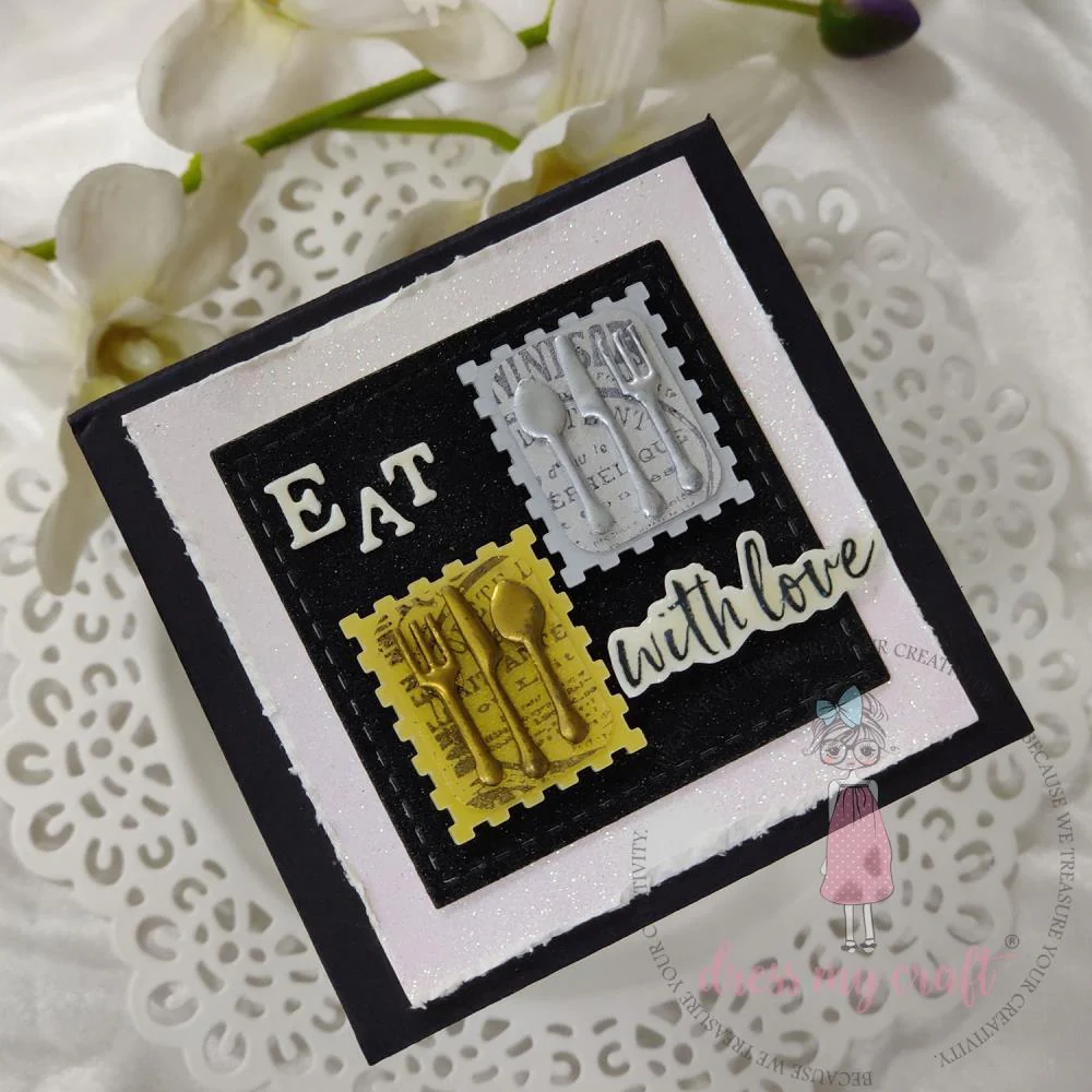 Dress My Craft Paper Punch - Postcard Ticket - Image 2