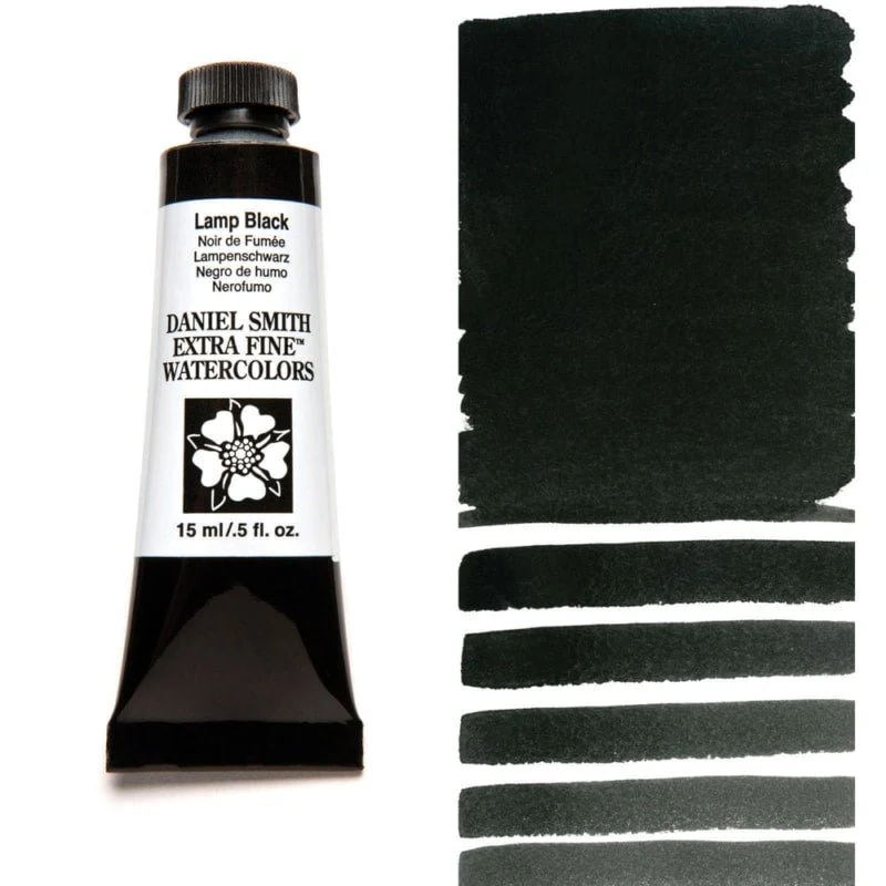 Daniel Smith Extra Fine Watercolor - Lamp Black 15 ml