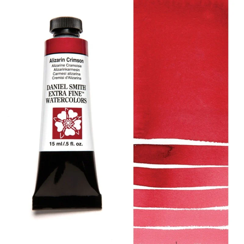 Daniel Smith Extra Fine Watercolor - Alizarin Crimson 15 ml