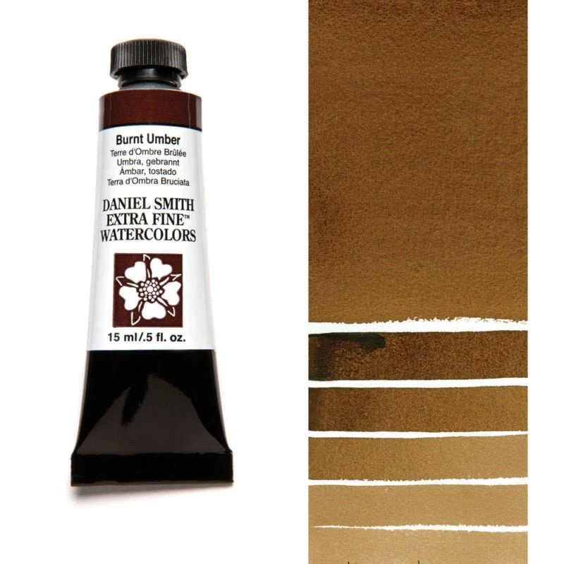 Daniel Smith Extra Fine Watercolor - Burnt Umber 15 ml