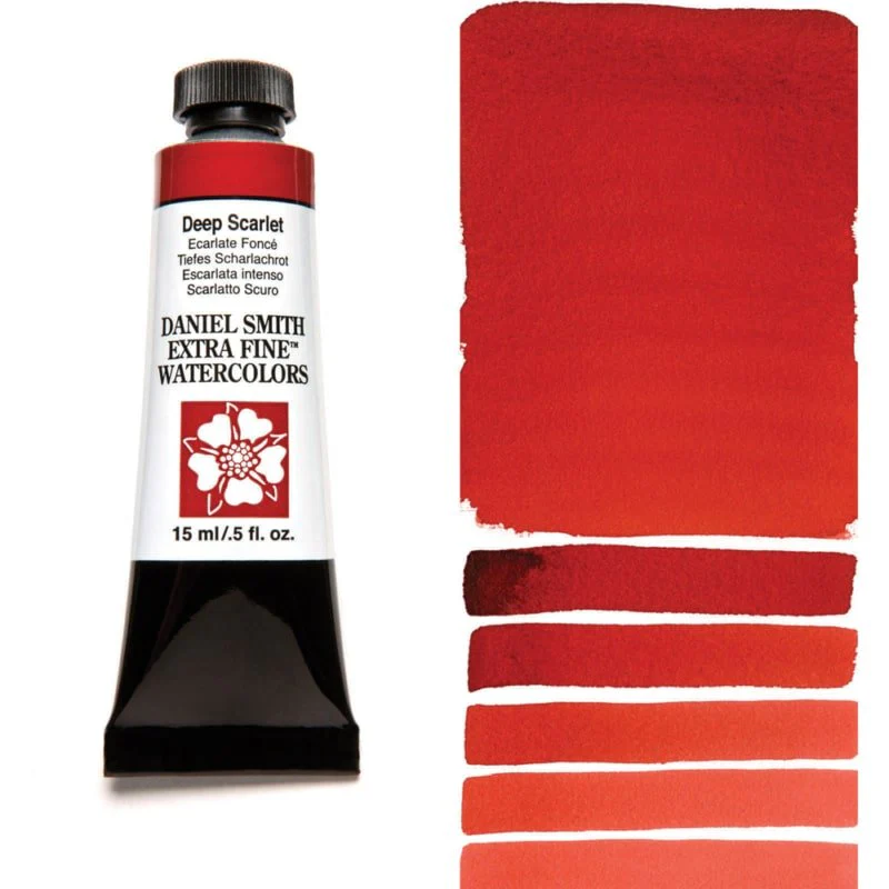 Daniel Smith Extra Fine Watercolor - Deep Scarlet 15 ml