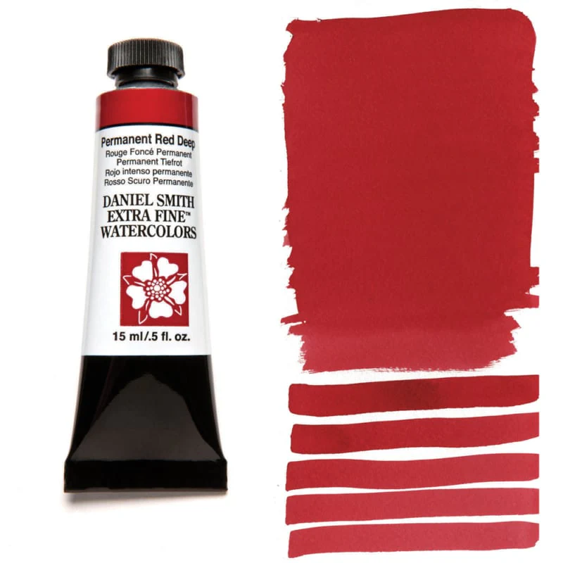 Daniel Smith Extra Fine Watercolor - Permanent Red Deep 15 ml