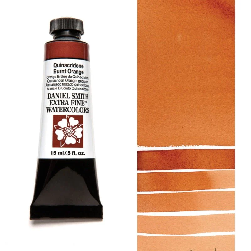 Daniel Smith Extra Fine Watercolor - Quinacridone Burnt Orange 15 ml